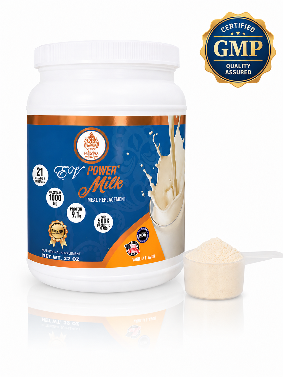 EV Power Milk — Daily Vitality Shake for Strength, Energy & Healthy Aging